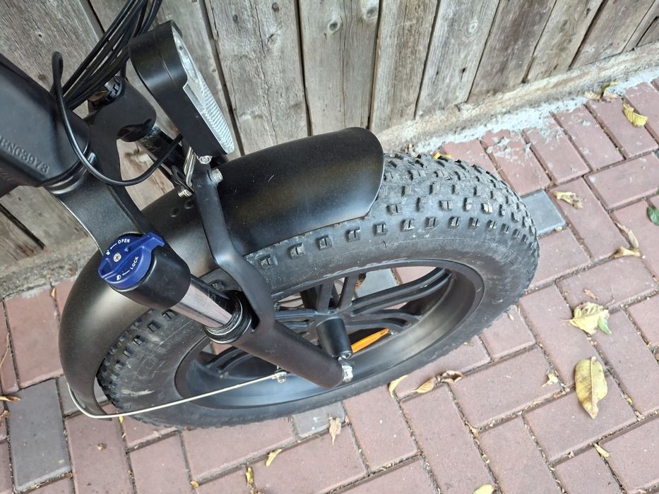 Bicicleta electrica pliabila full suspension