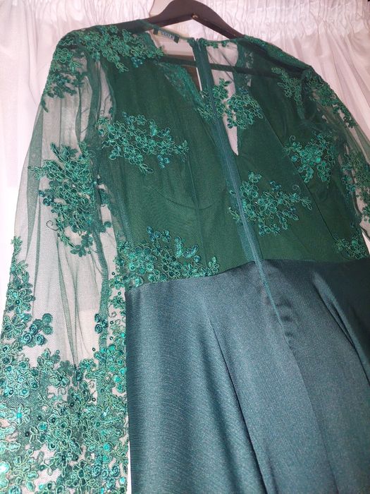 Rochie midi verde smarald, Artista, 42