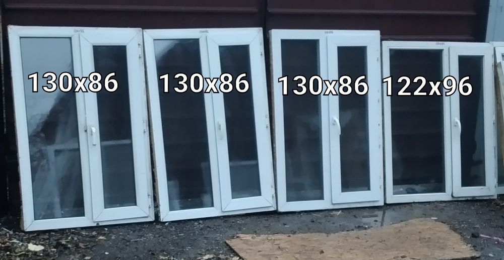 Пластиковые окна и двери бу. Р-н стадиона