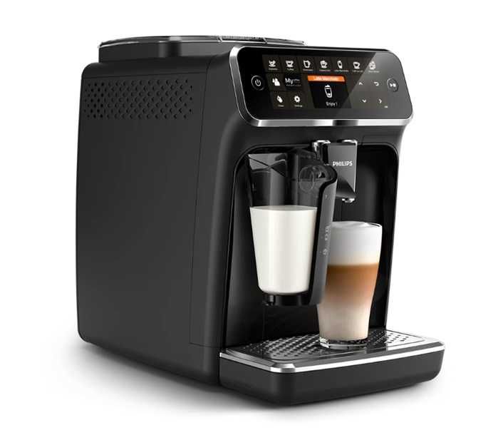 Автоматична кафемашина за еспресо Philips EP4341/50,  LatteGo, черна
