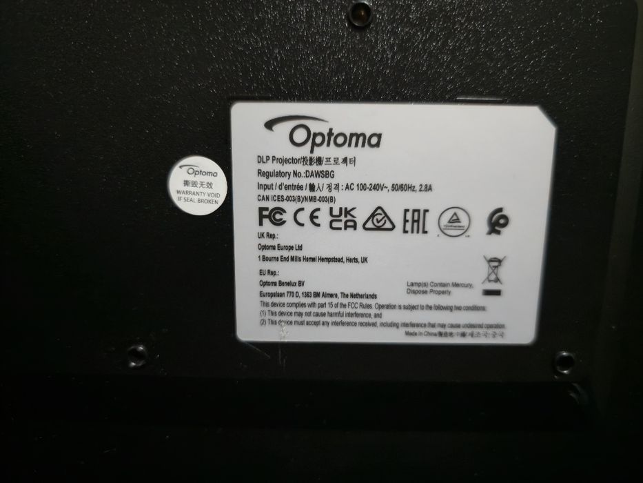 Videoproector Optoma