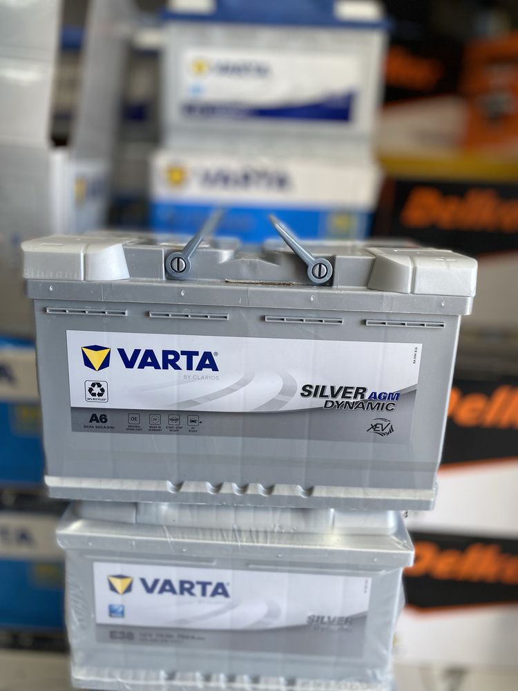 Varta 50Ah 80Ah 95Ah 105Ah AGM akumulyator akkumulyator akumulator