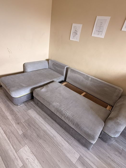 Диван-ъглов с място за съхранение