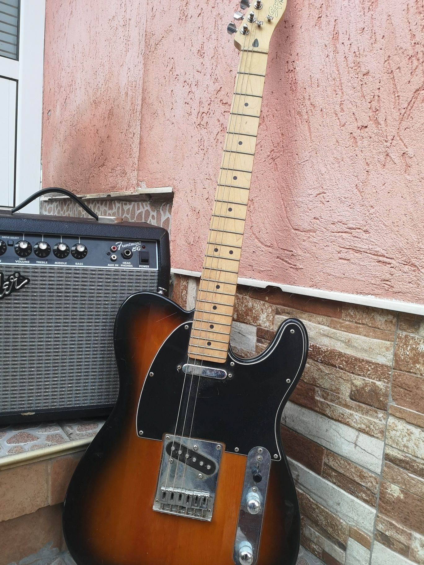 Електрическа Китара Fender Squier Affinity Telecaster и Кубе Indonesia