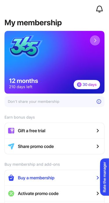 1 fit abaniment 210 kun 7 oy