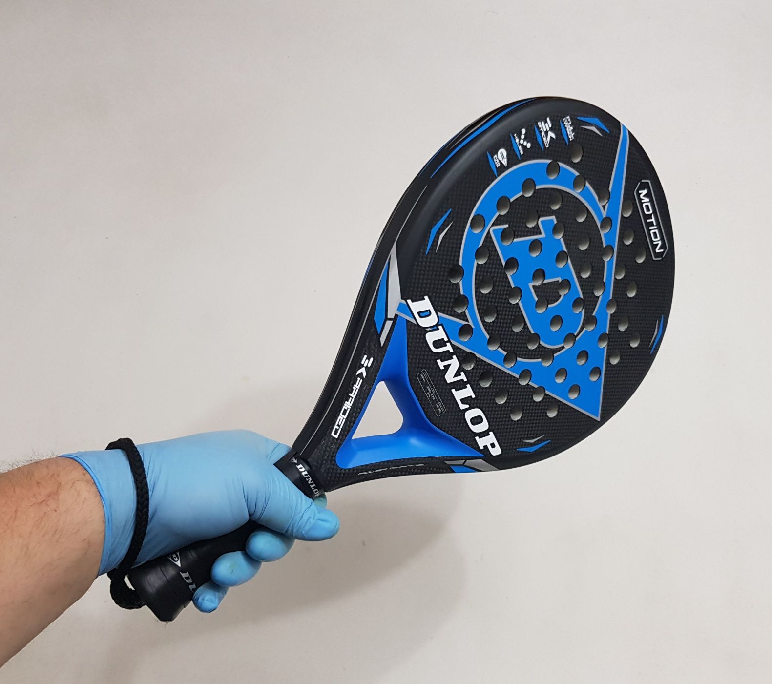 Racheta profesională de padel, tenis DUNLOP Motion Blue Carbon