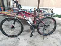 Велосипед Extreme 27.5″ — қара-қызғылт түсті