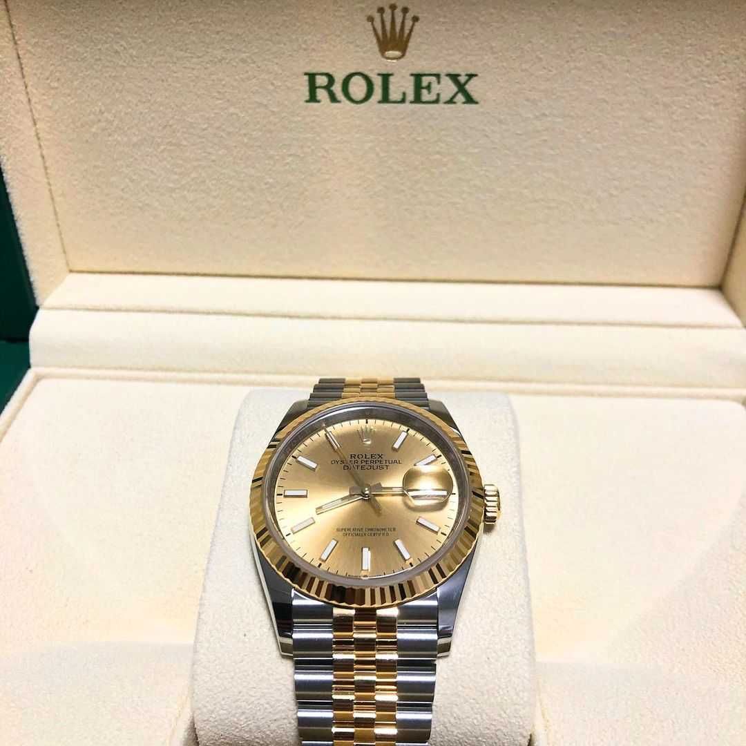 Дамски / Часовници 36mm двуцветен 2