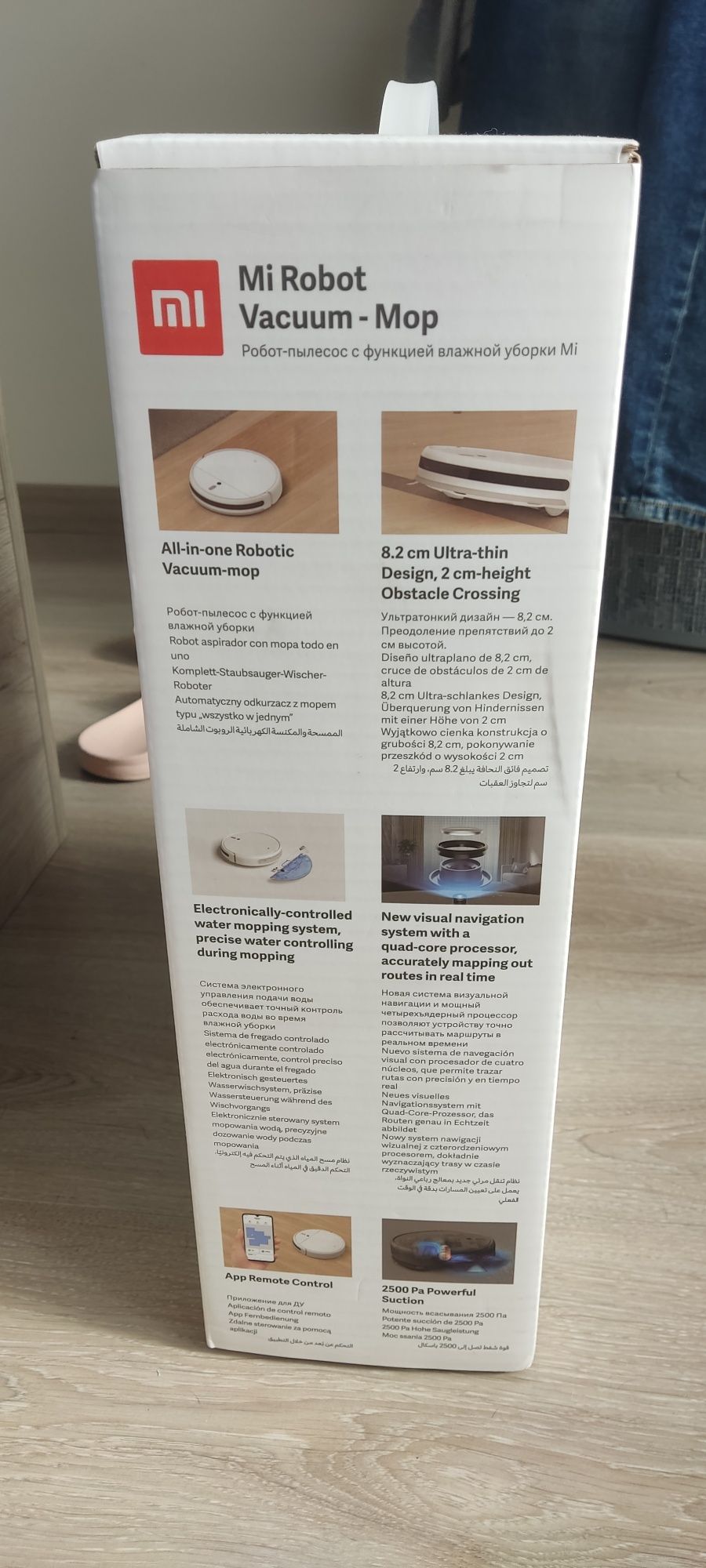 Робот прахосмукачка Xiaomi Mi Robot Vacuum Mop Cleaner, WI-FI