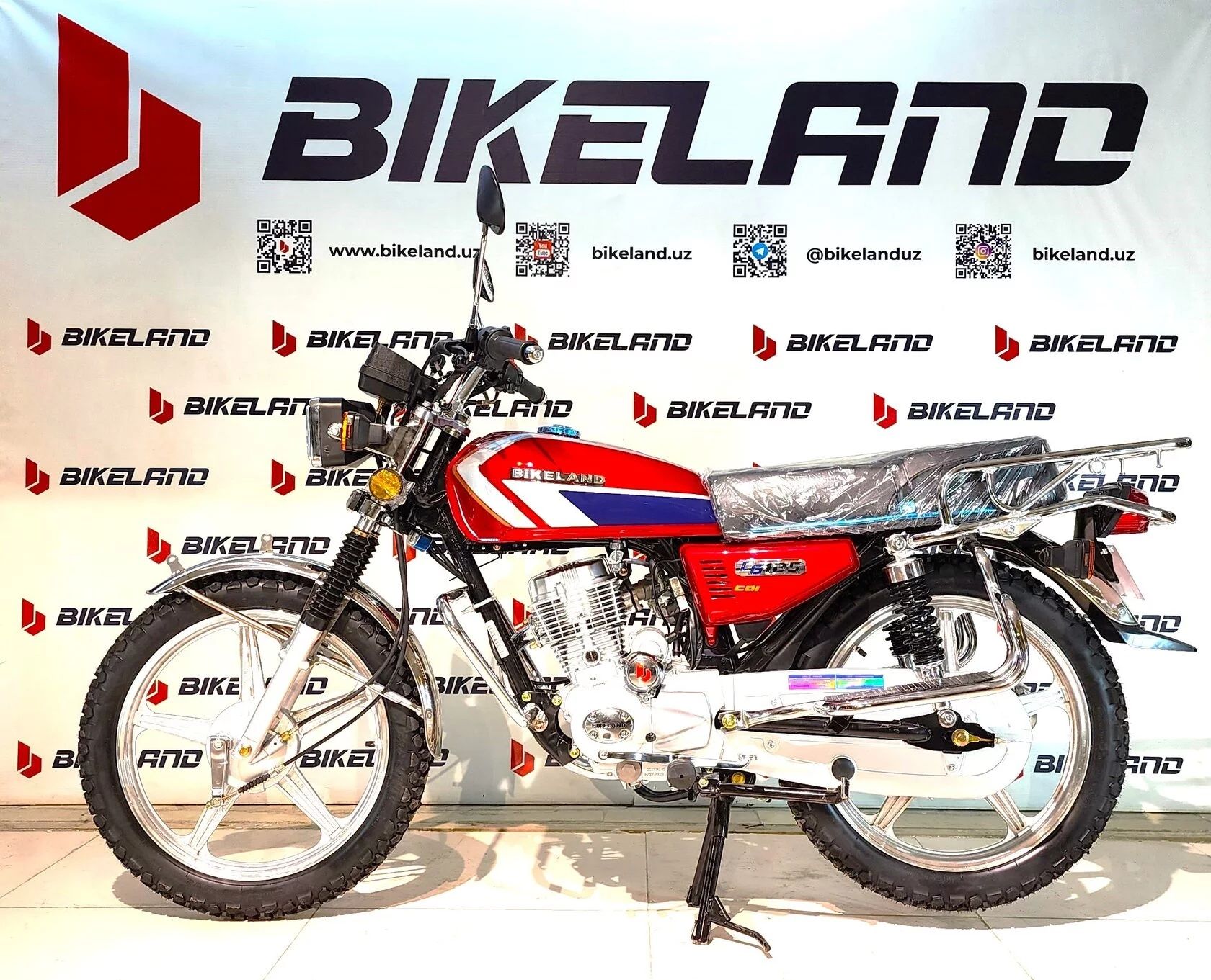 Новинка 2023года!!! Легендаргый мотоцикл Bikeland CG150 (Lifan 125-5)