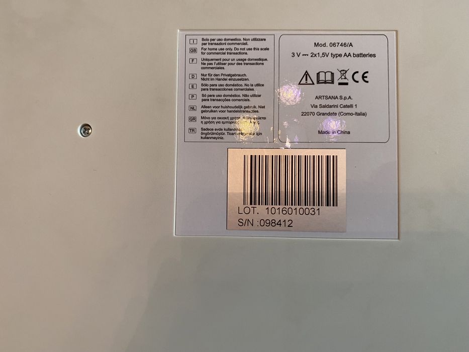 Cantar electronic digital Chicco pentru bebelusi