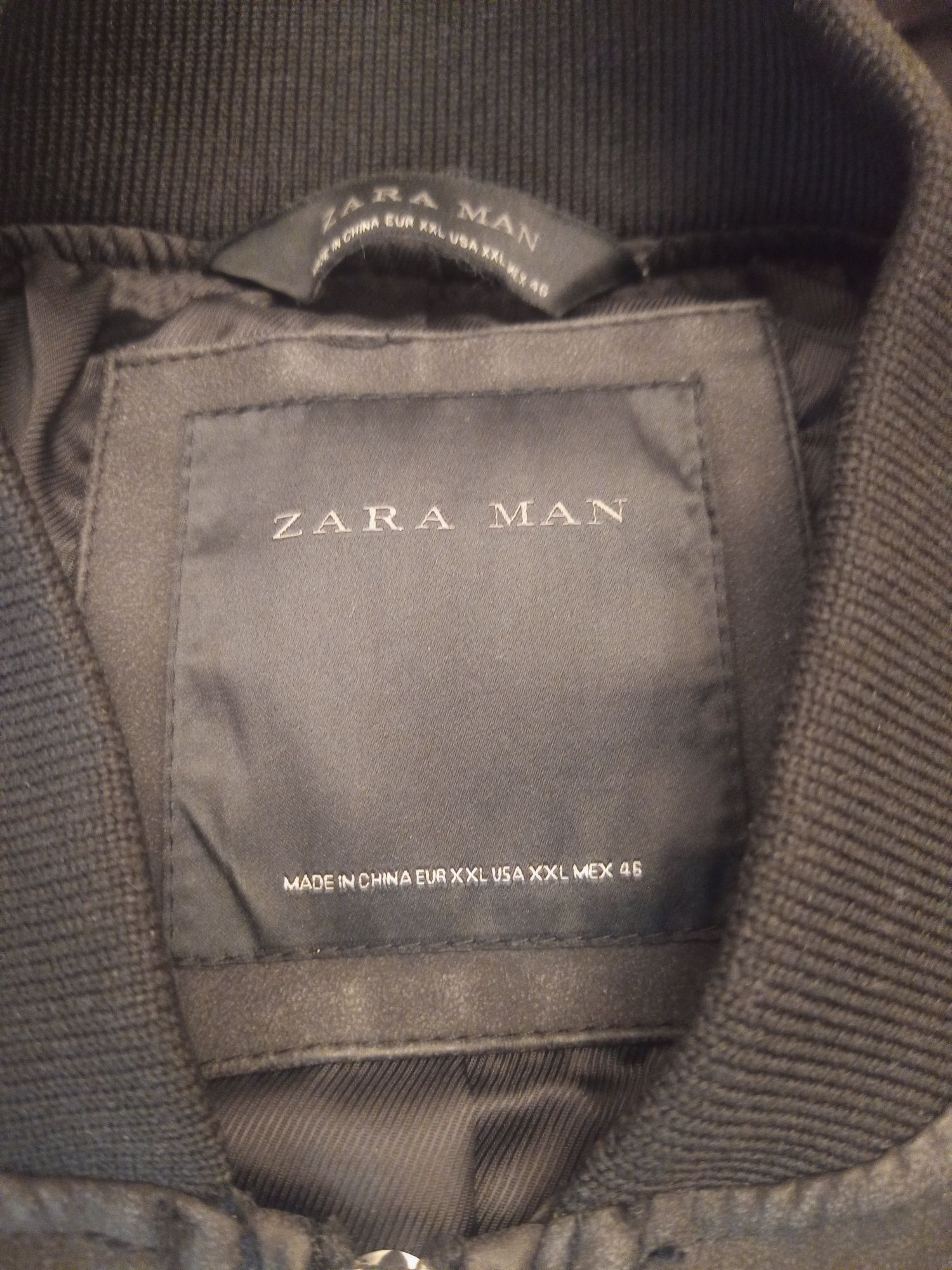 Zara Мъжки кожен бомбър