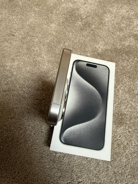 КАТО НОВ! iPhone 15 Pro, White Titanium, 128 GB