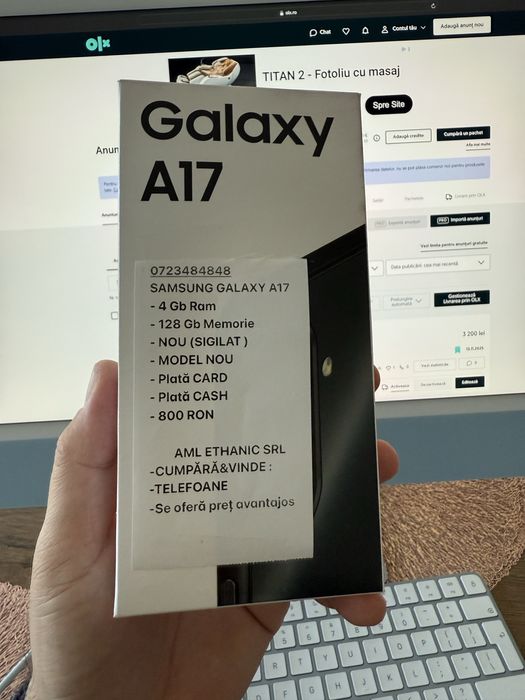 Samsung Galaxy A17 - Black - 128 Gb /4 Gb ram - Sigilat