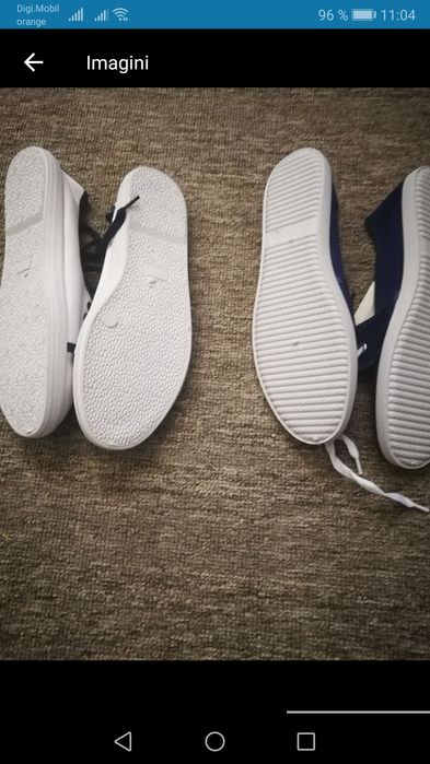 Tenisi noi. O singura pereche mai am