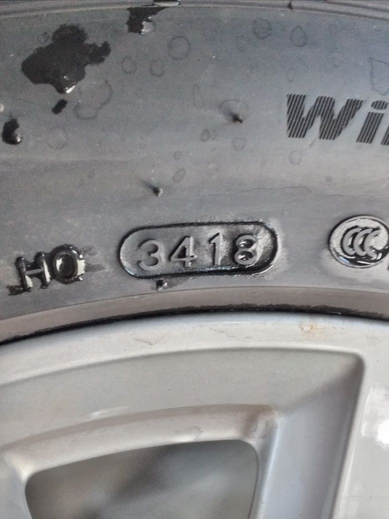 Jante aliaj Audi A6 C6 Q2 TT VAG cu anv iarna 225 50 17 5mm