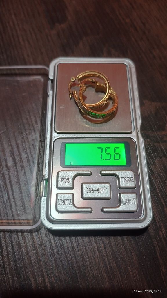 Cercei aur 14k, 7.56g, model elegant