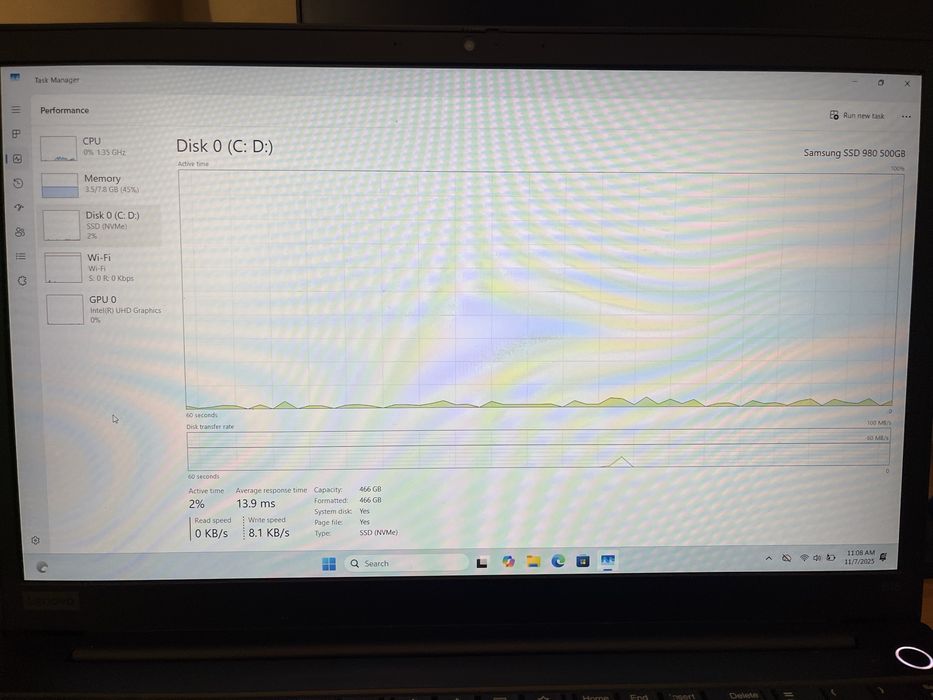 Laptop Lenovo E15 15.6” inch, procesor i5-10210U Full HD