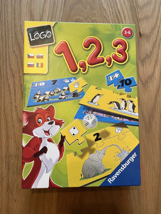 Joc Puzzle 123 Animale Logo