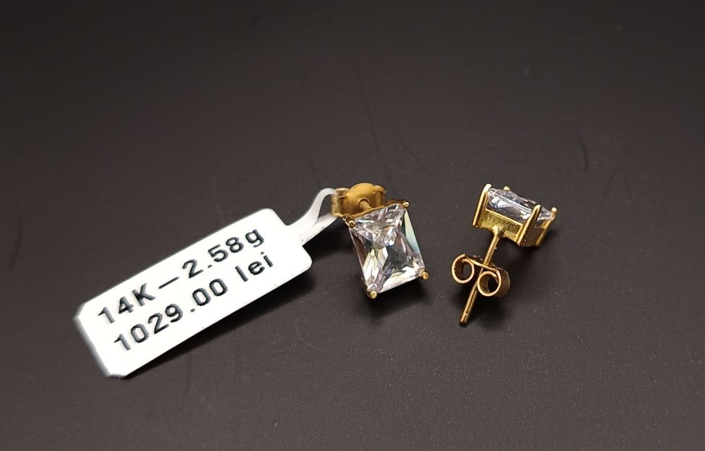 Cercei Damă Aur 14 K  2,58 gr