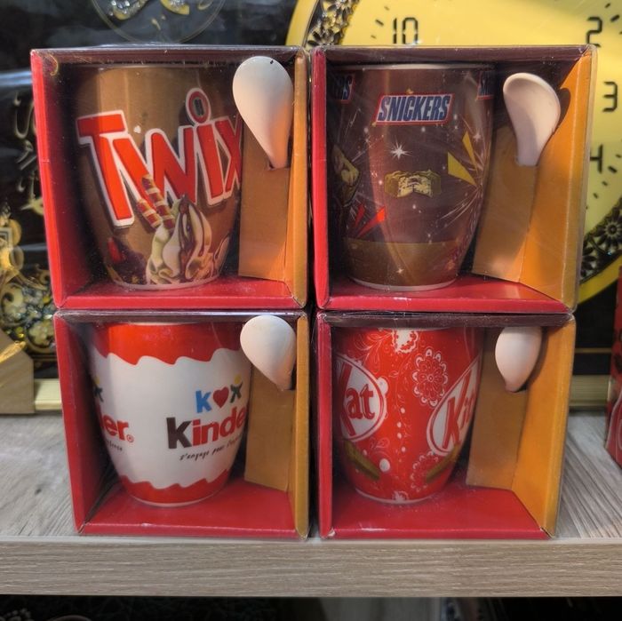 Кружки бокалы в подарочный упаковки