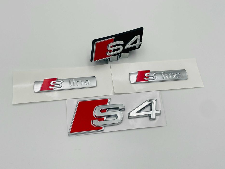 Set embleme compatibile Audi S4 A4 s-line