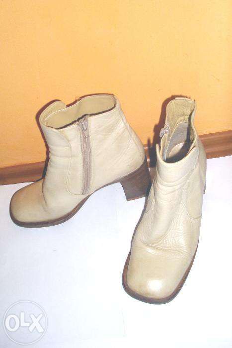 BUFFALO, piele naturala moale, camel/bej, 37