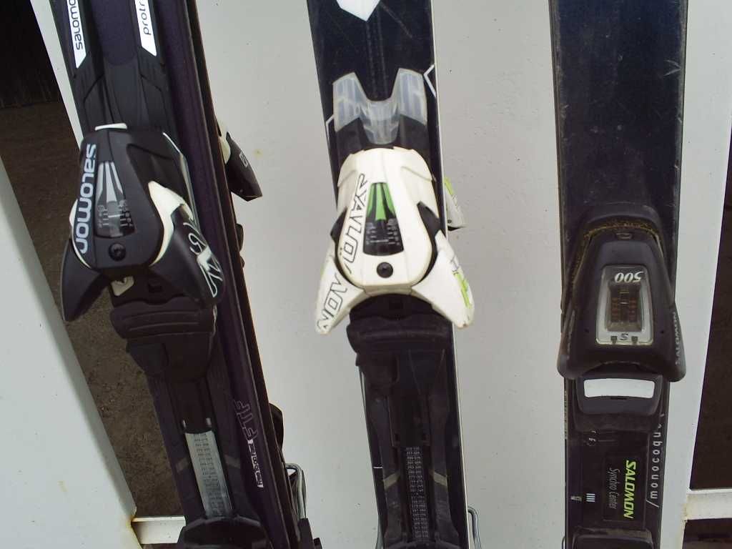 Ски с автомати и ски- обувки Salomon 28,5/като нови/