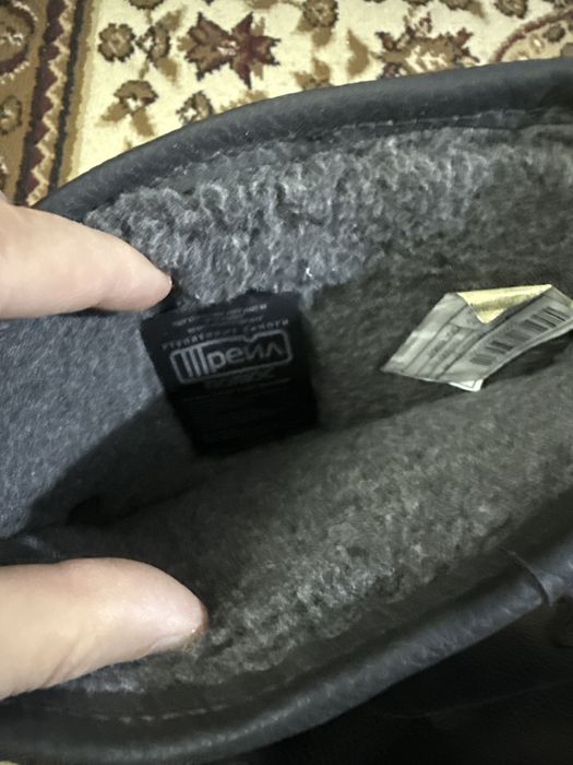 строительные сапоги кожанные