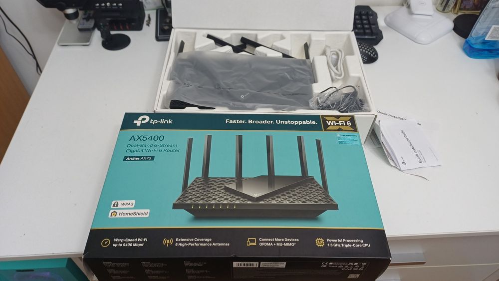 Router Wi-fi 6 AX73 AX5400