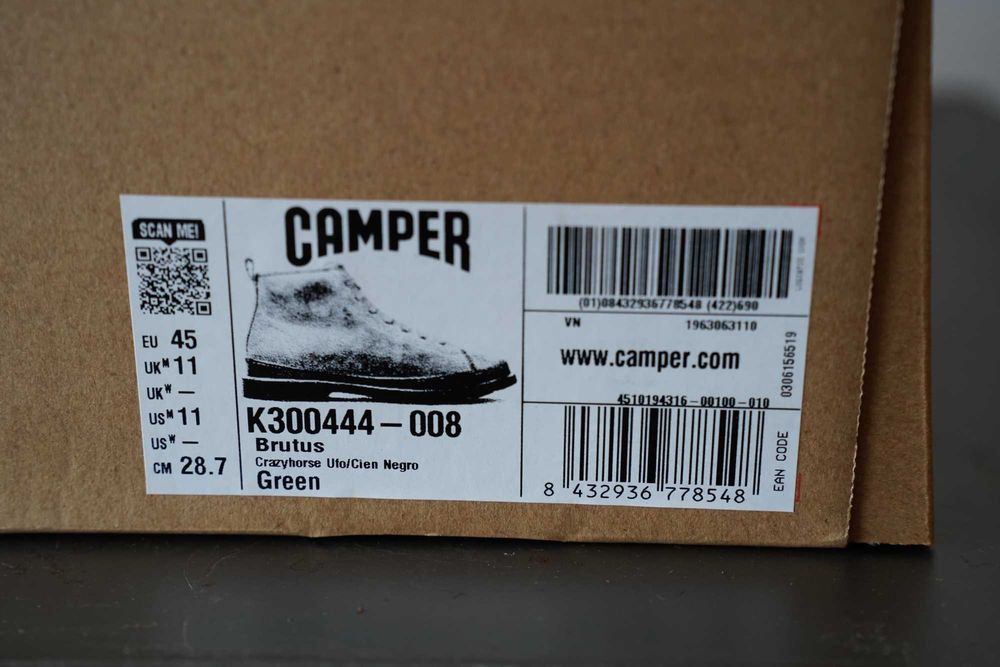 мъжки кожени обувки Camper