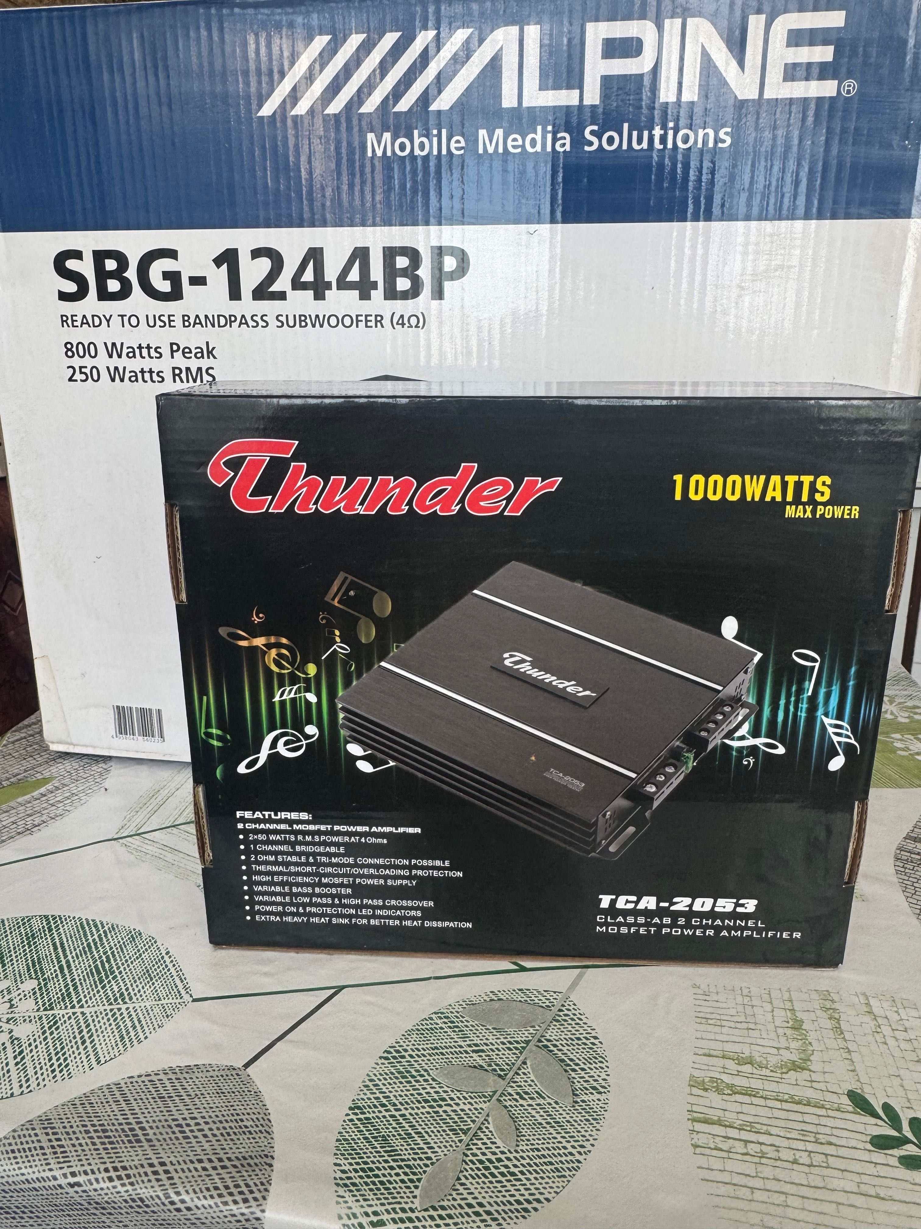 Alpine SBG 1244 BP Thunder TCA 2053