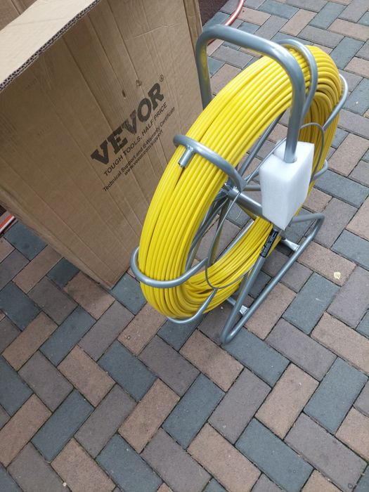 Tragator cabluri 8mm 180m fibra optica cabluri internet electrice