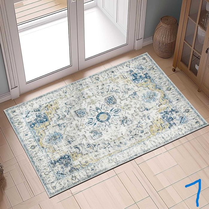 TOPICK Килимче за врата 150 x 90 см, перещ се, супер тънък