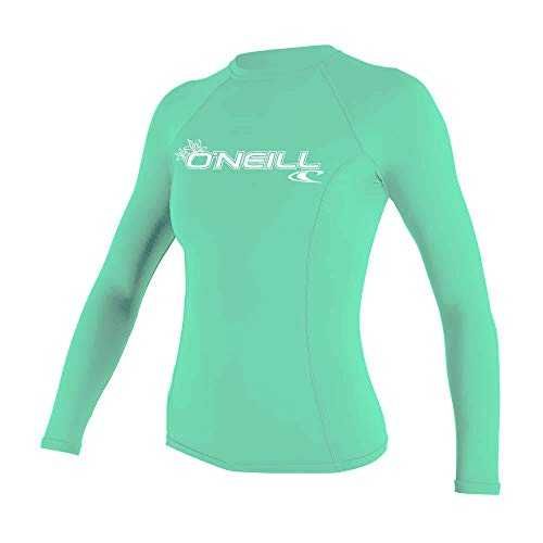 O'Neill Wetsuits Damen - bluza FP50+, cu maneca lunga , Light Aqua, L