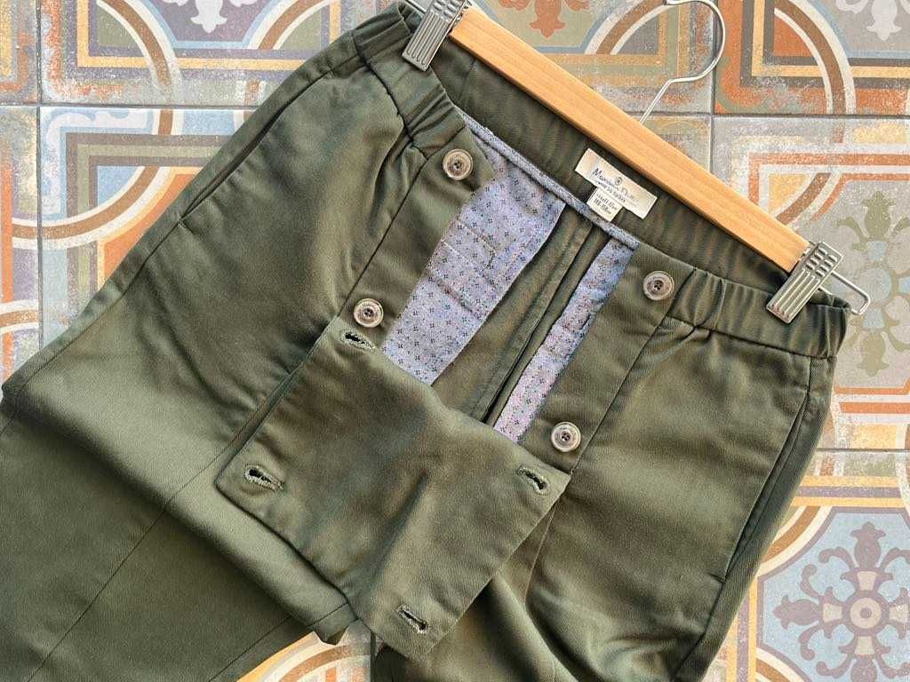 Панталон MASSIMO DUTTI в зелено.