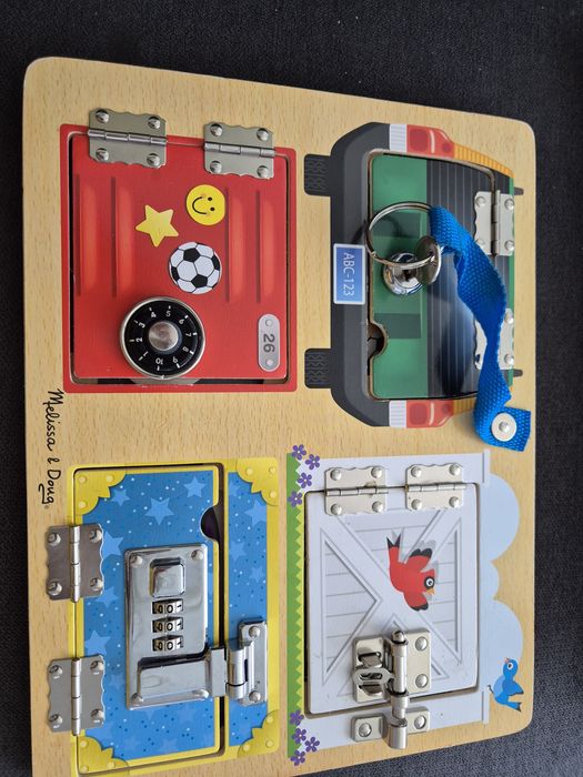 Tabla lemn activitati motrice 1-5 ani