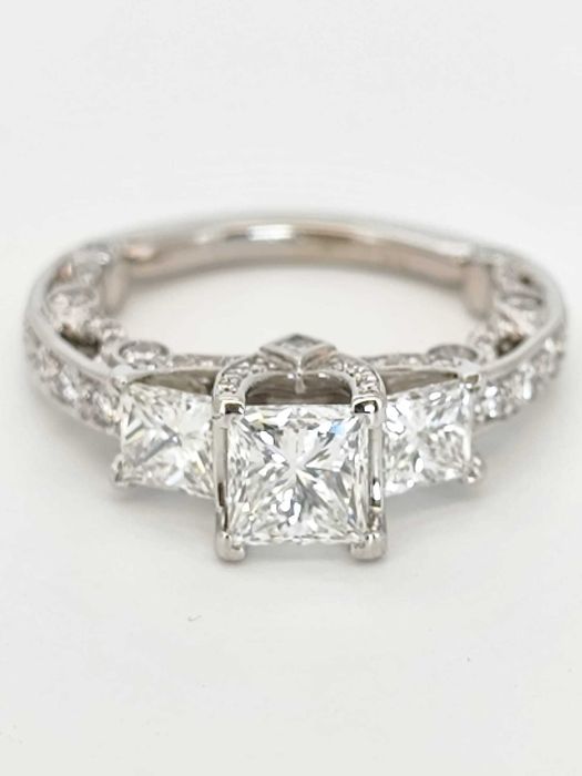 Inel 14k Verragio cu diamante 3ct Unlike any Other!