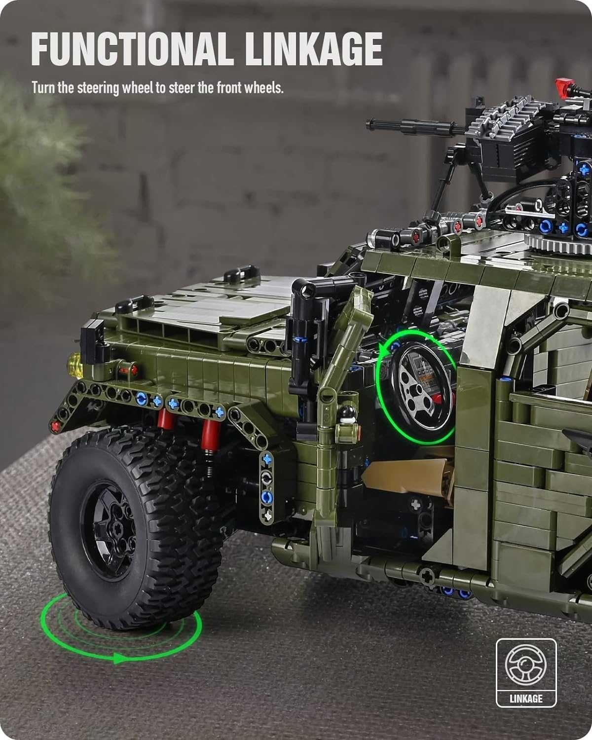 Конструктор Nifeliz Warrior Military Car Building Kit! Новый в коробке