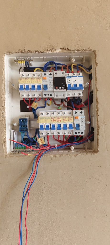 Elektir mantaj ishlarni xonadon va ofis va zavdlar uchun