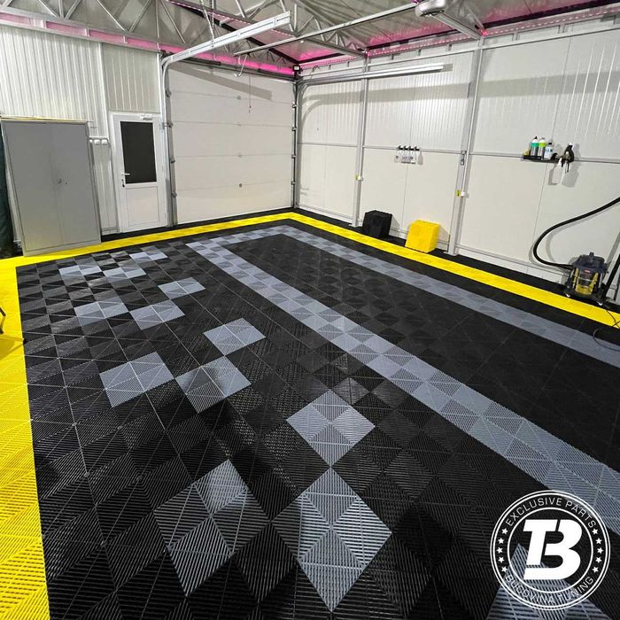 Pardoseala Modulara Garaj Service GALBEN YELLOW Made in Romania