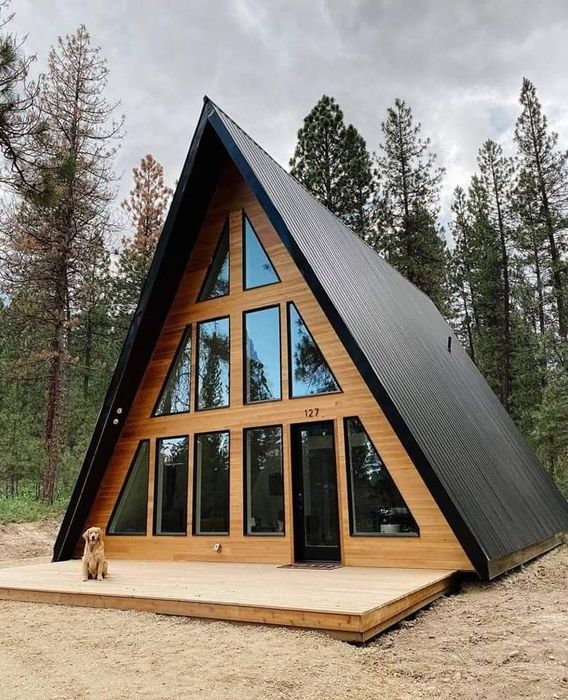 Construim cabane A-Frame