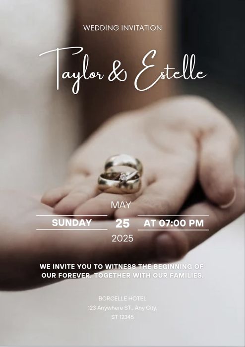 Invitatie nuntă digitală