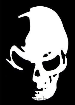 Код 24. Стикер Череп за Бмв и Мини / Skull for BMW and Mini