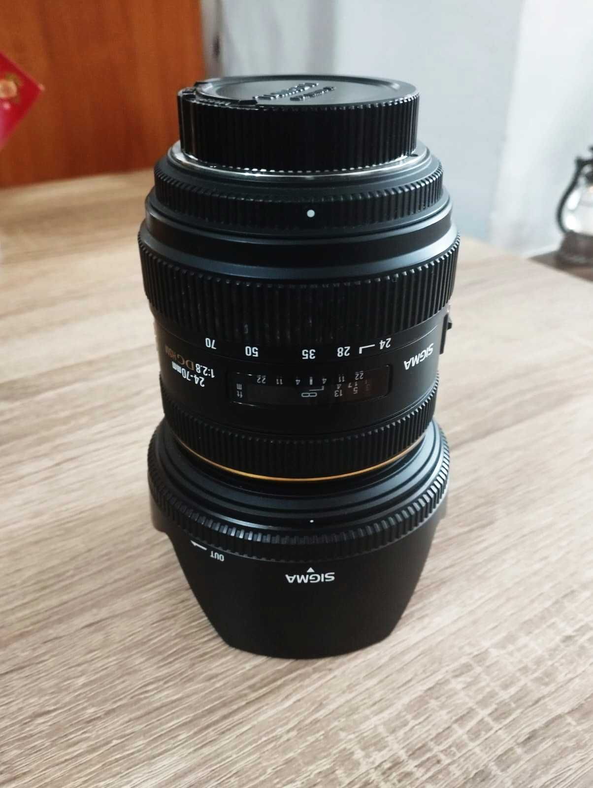 obiectiv sigma 24-70 f2.8 DGHSM pentru NIKON