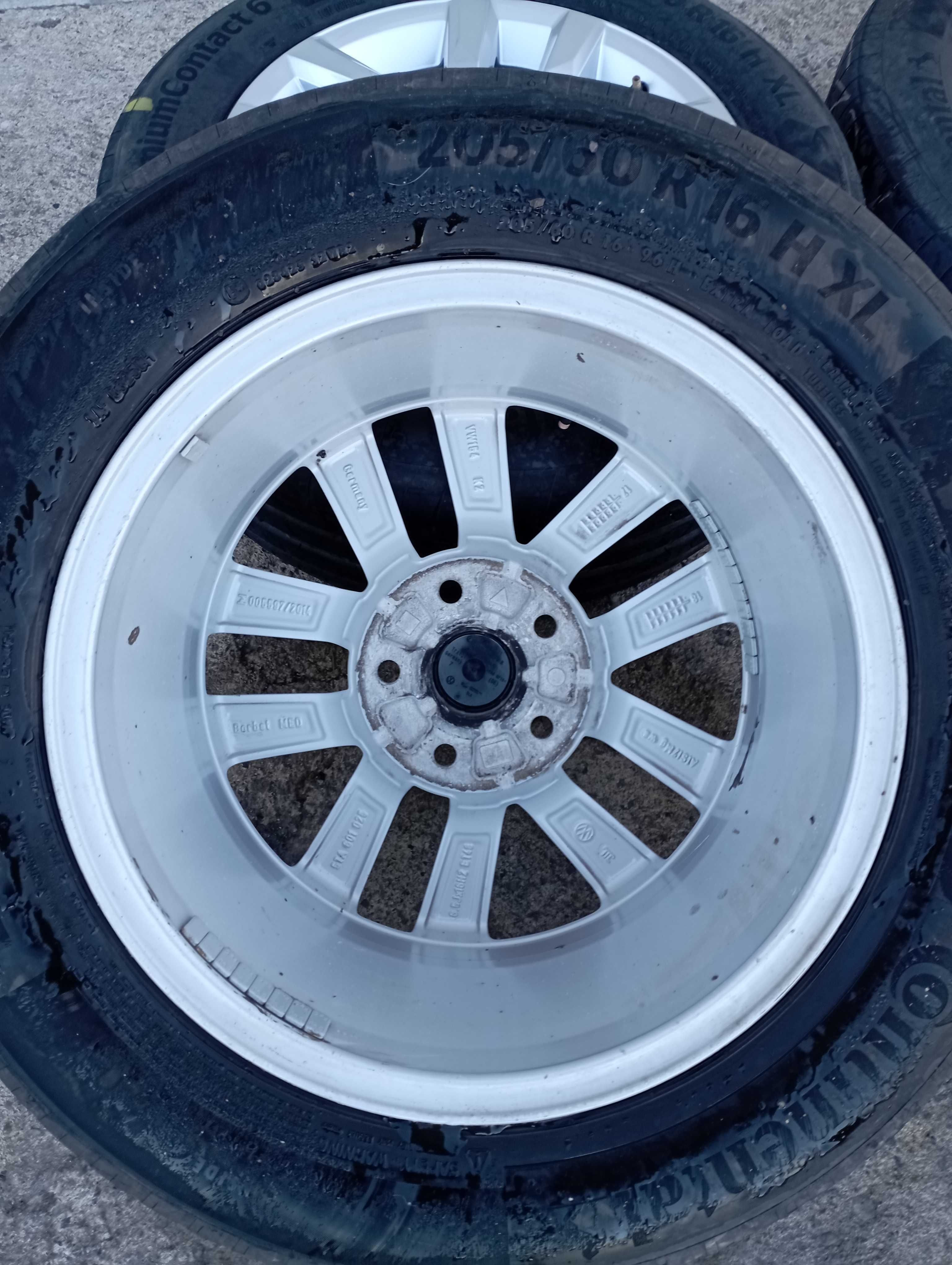 Оригинални джанти за VW TOURAN 16 цола 5 X 112 6,5J ет.48 57.1mm.