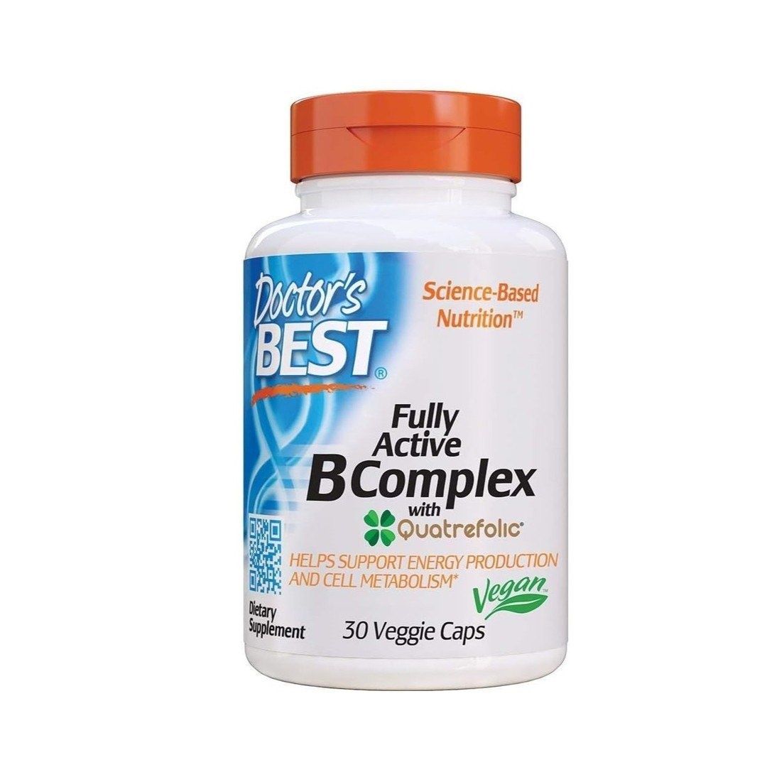 Best Fully Active B Complex, 30 Vcaps by Doctors Best