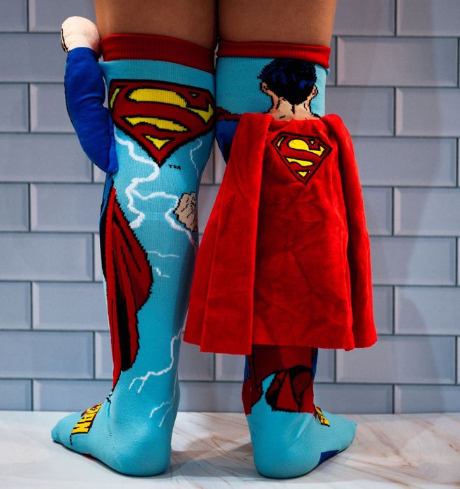 Детски чорапи Супермен с 3D ефект