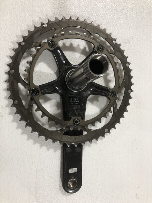 Карбонов курбел Campagnolo 53/39 Athena 11 + чашки 68x42