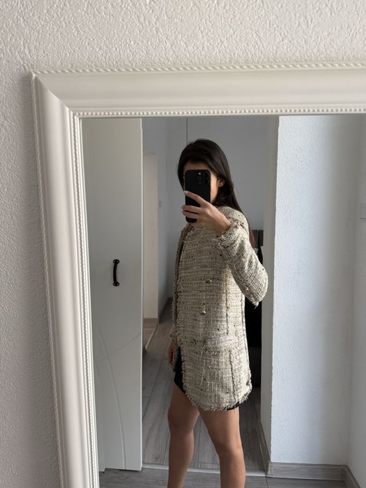 Сако букле късо вталено Елек